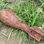 Найден снаряд на территории школы УВК №16